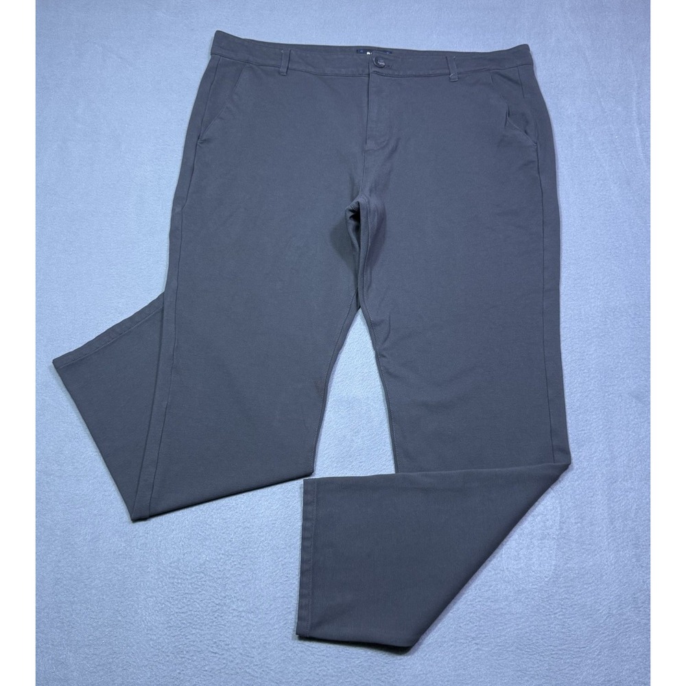 PAIGE Mens Pants 38x31 Rocket Gray Stretch Slim Fit Performance Chino Trousers